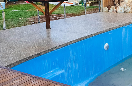 Kalgoorlie decorative concrete pool Kalgoorlie decorative concrete pool