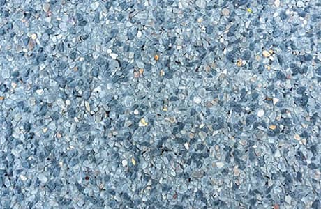 Exposed aggregate close up