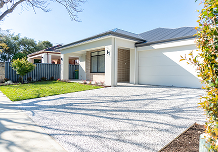 Exposed Aggregate Driveway