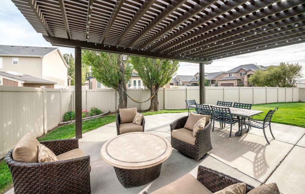 A patio is an essential element in today's backyards.