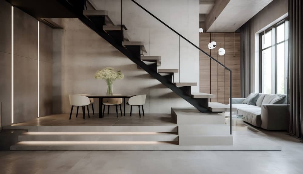 The biggest influence your concrete floors, interior and exterior alike, will have on your design aesthetic is in which color concrete floor you choose.